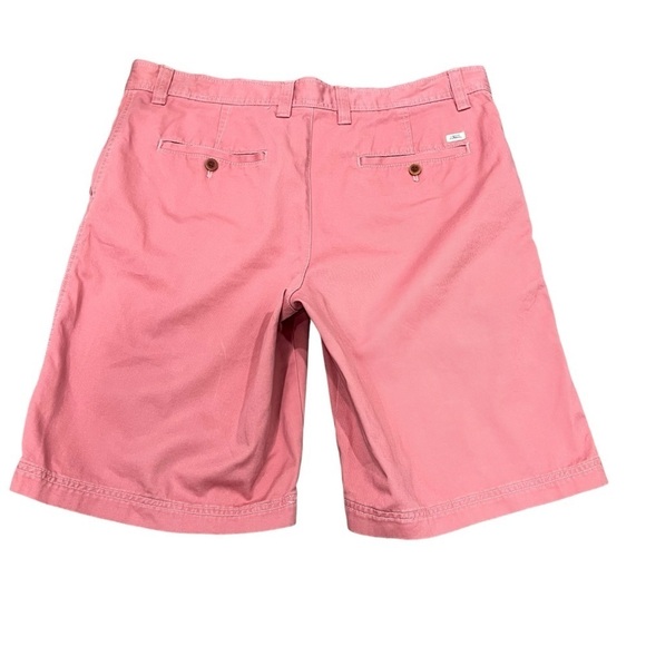 Izod Saltwater Salmon Flat Front Shorts 100% Cotton Size 36 - Picture 2 of 6